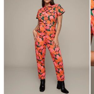 Mixed By Nasrin Ruby Jumpsuit